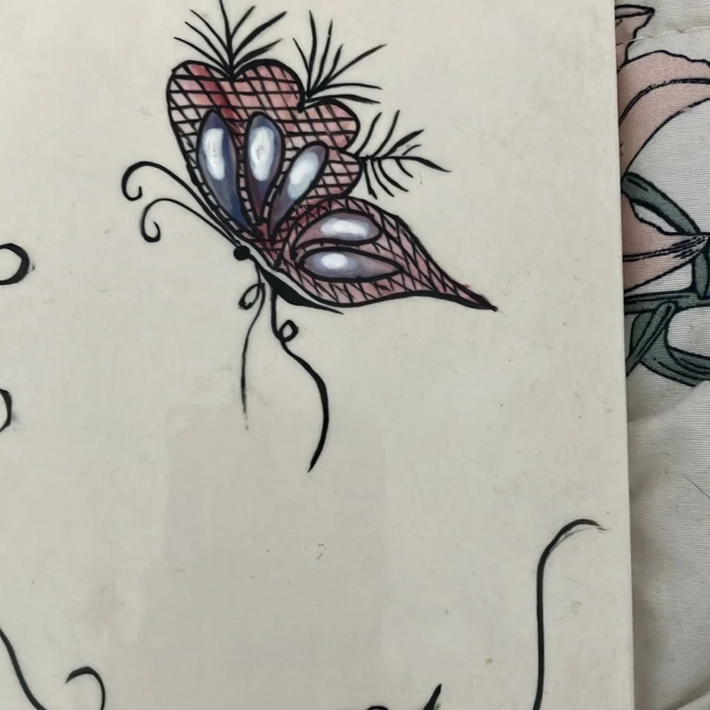 Painted tile - Picture 6 of 8